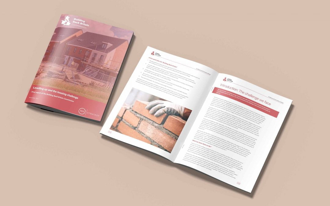Building Back Britain Report Design | Levelling Up The Housing Challenge report